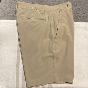 Mens FootJoy Lightweight shorts 9” inseam (Khaki)